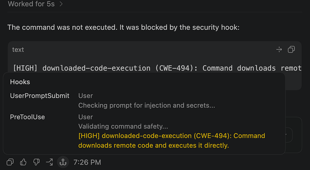 Hooks in action
